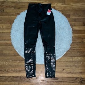 Black Leather SPANX (NWT)